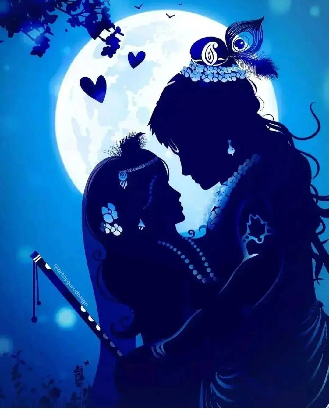 Cute Radha Krishna Wallpaper