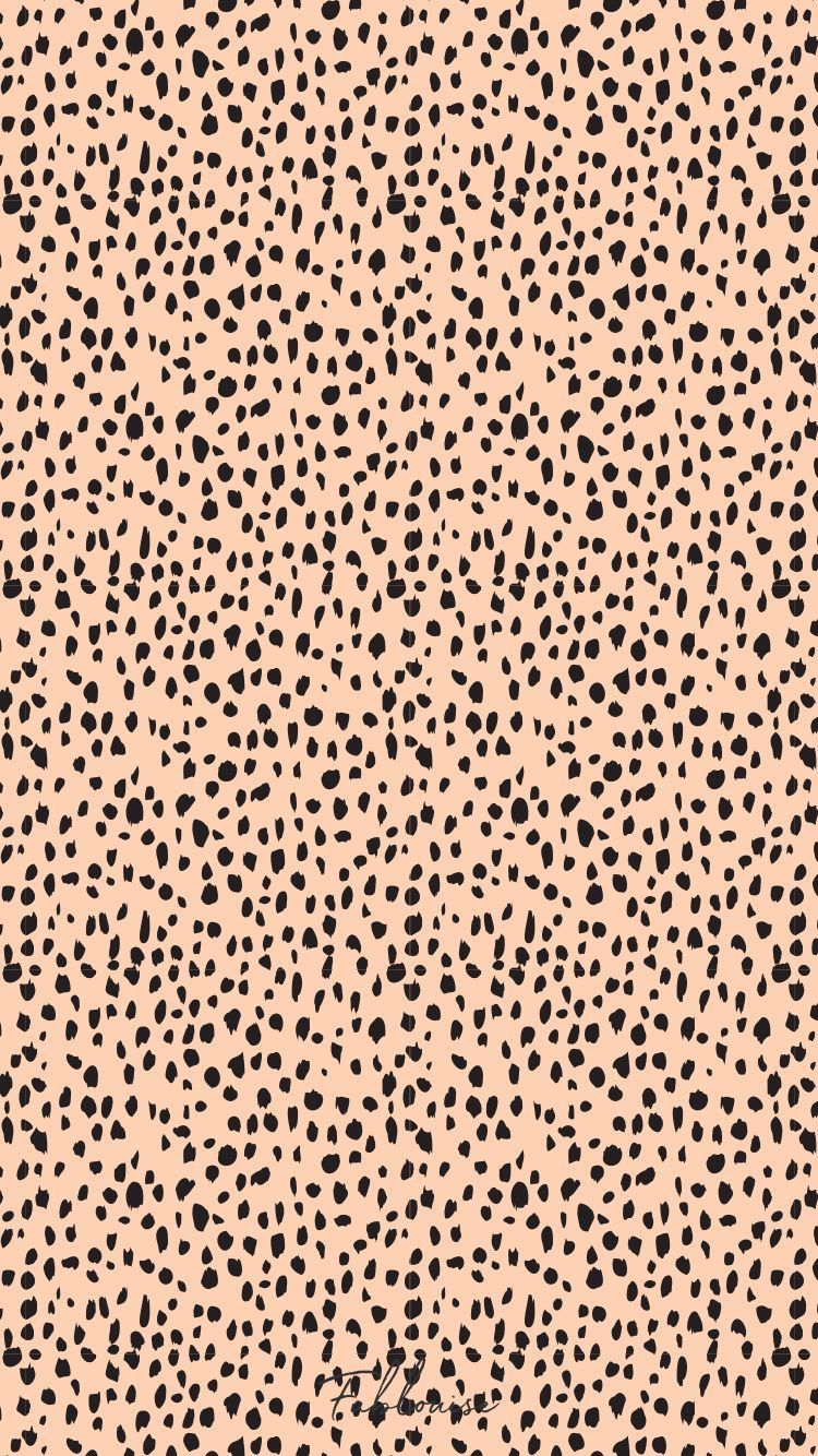 Wallpaper Aesthetic Cute Cheetah Print