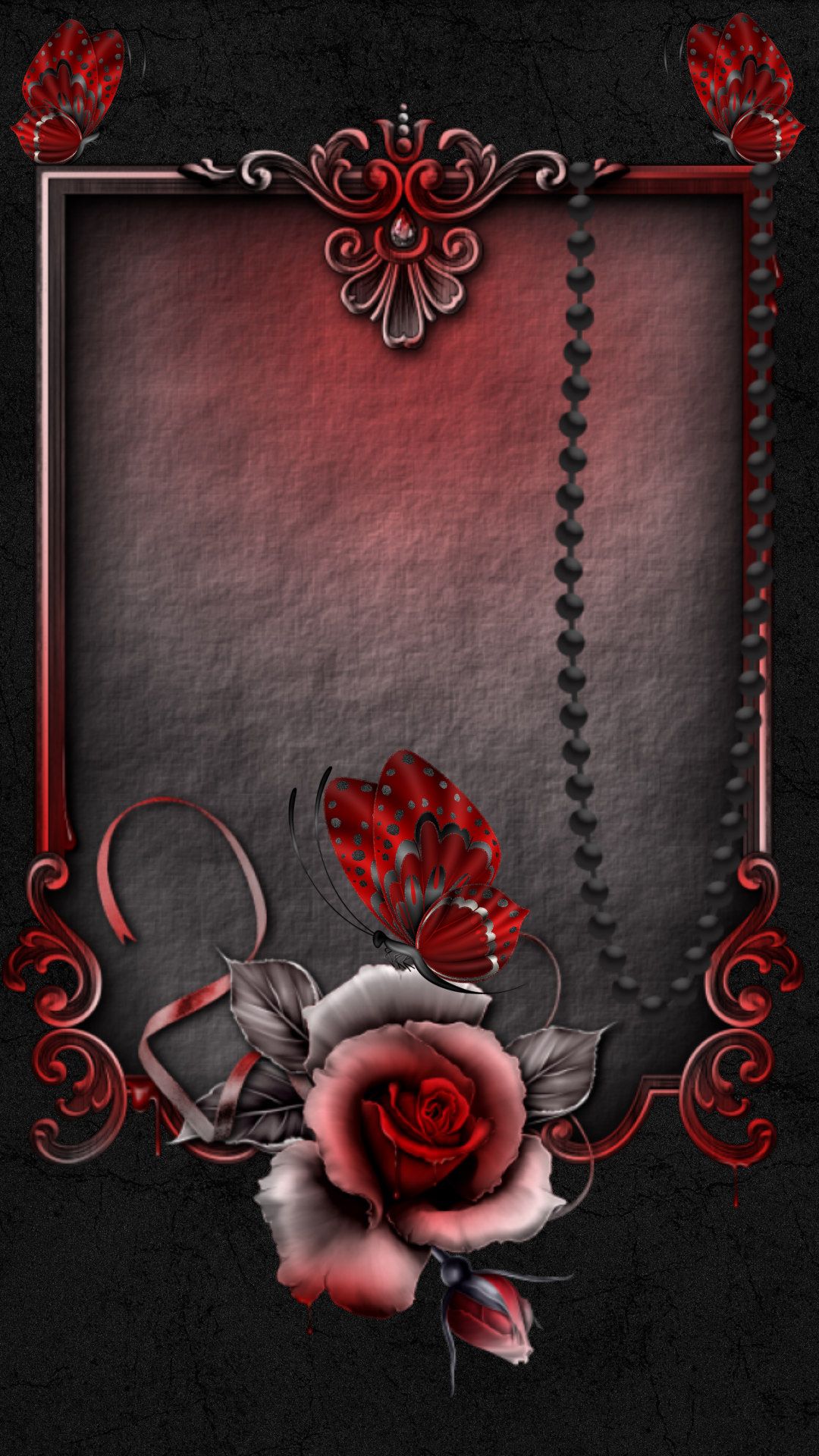 Gothic Rose Love pink wallpaper Cool pictures for wallpaper