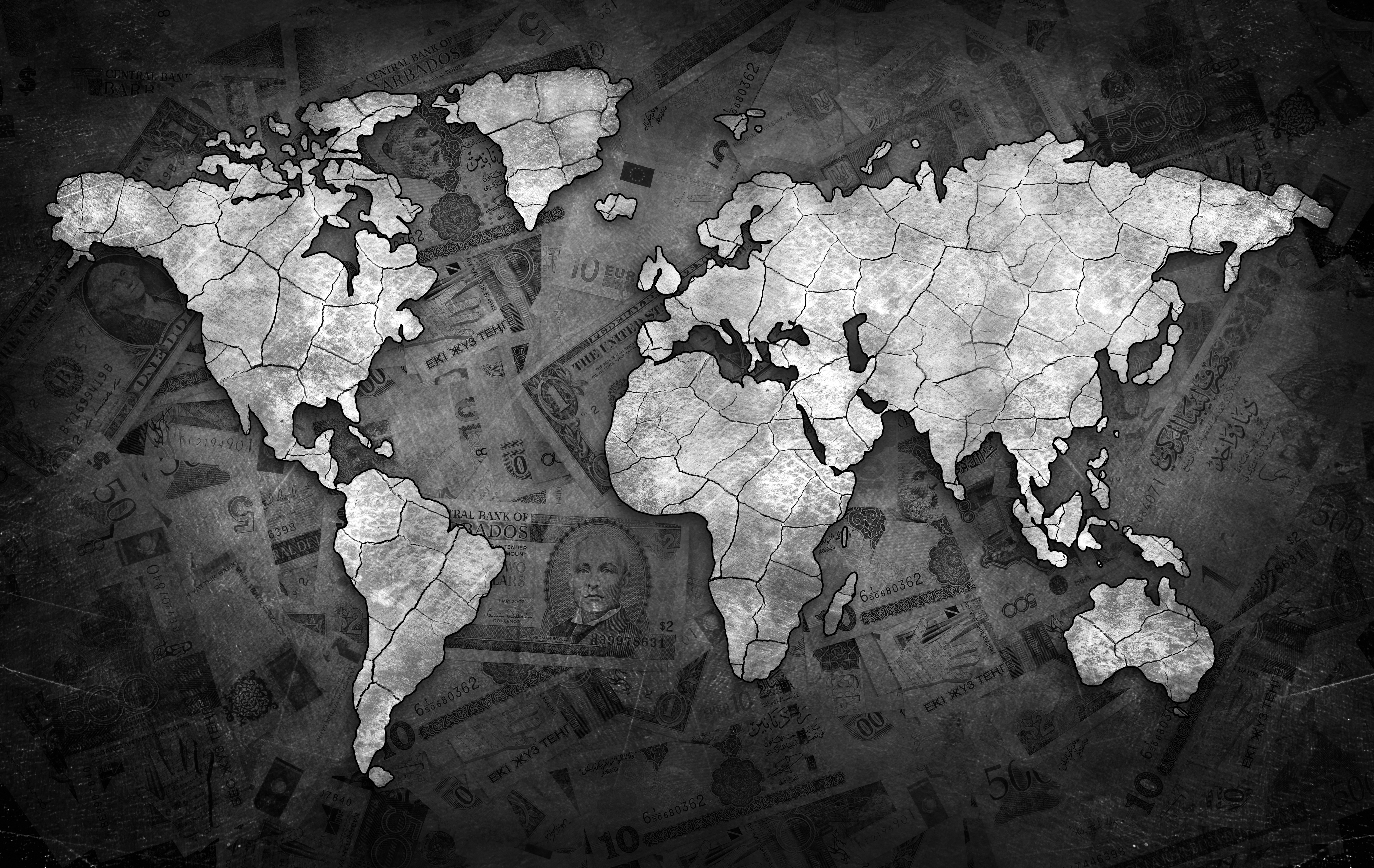 World Map 4k Ultra HD Wallpaper Background Image 5000x3160