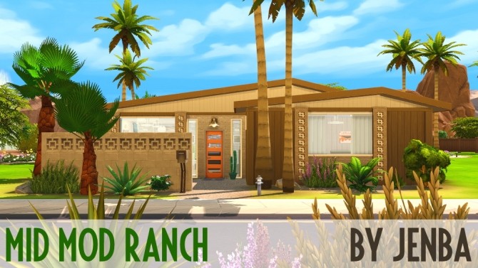 Mid Mod Ranch At Jenba Sims Image Updates