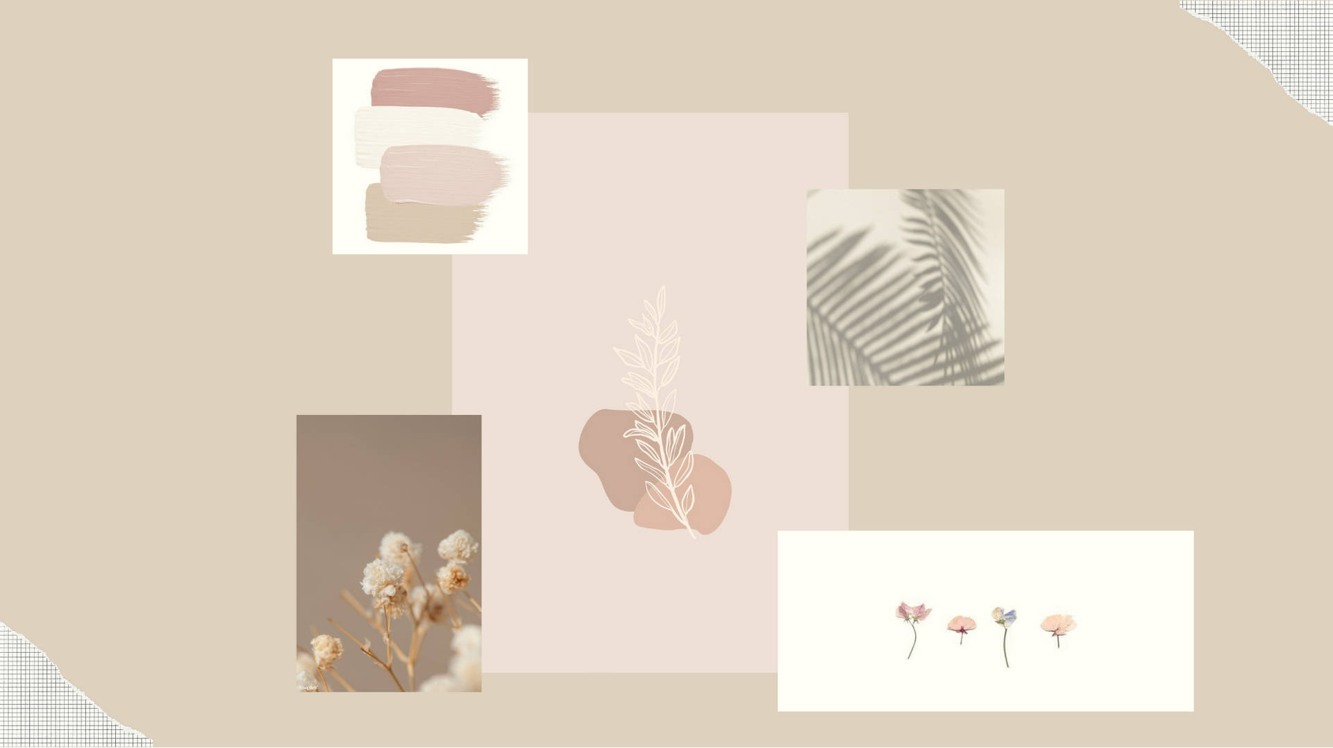 Beige Aesthetic Laptop Wallpaper