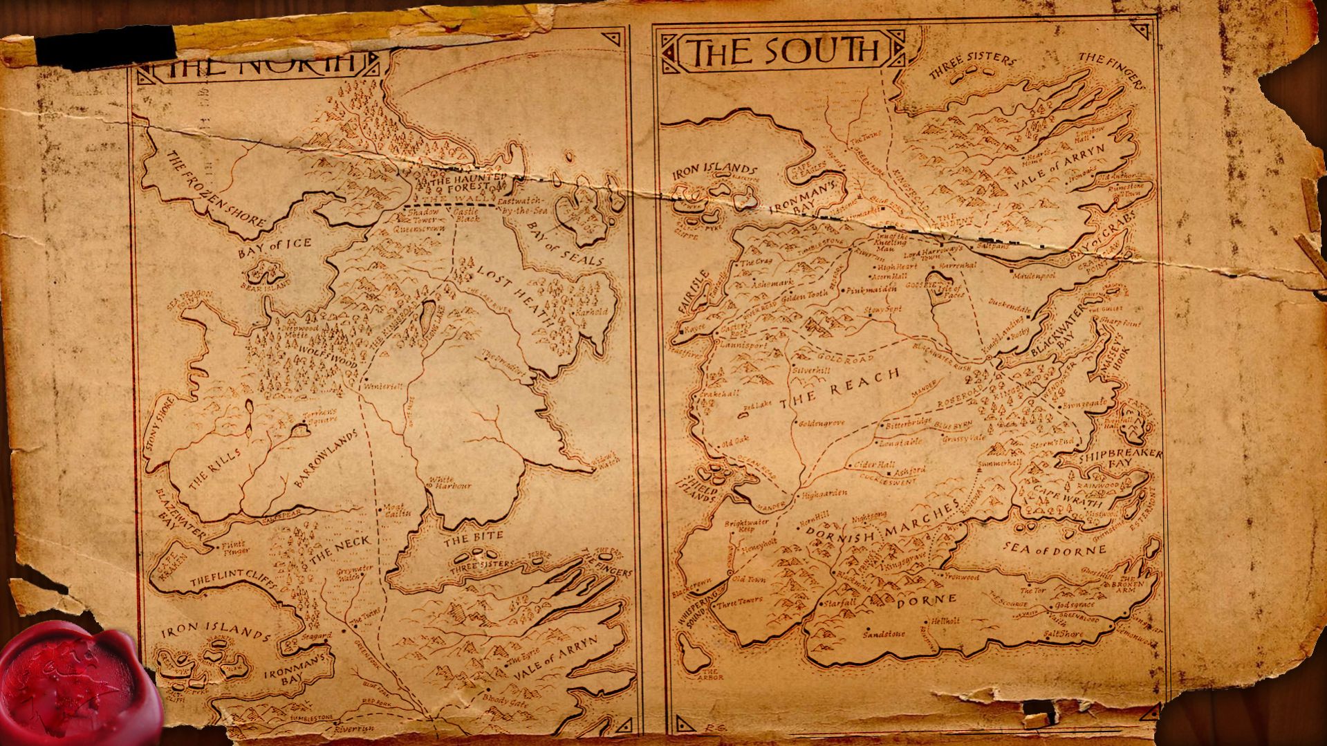 Mapa De Westeros Wallpaper