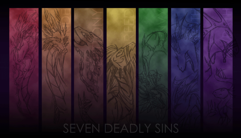 Seven deadly sins symbols HD wallpapers  Pxfuel