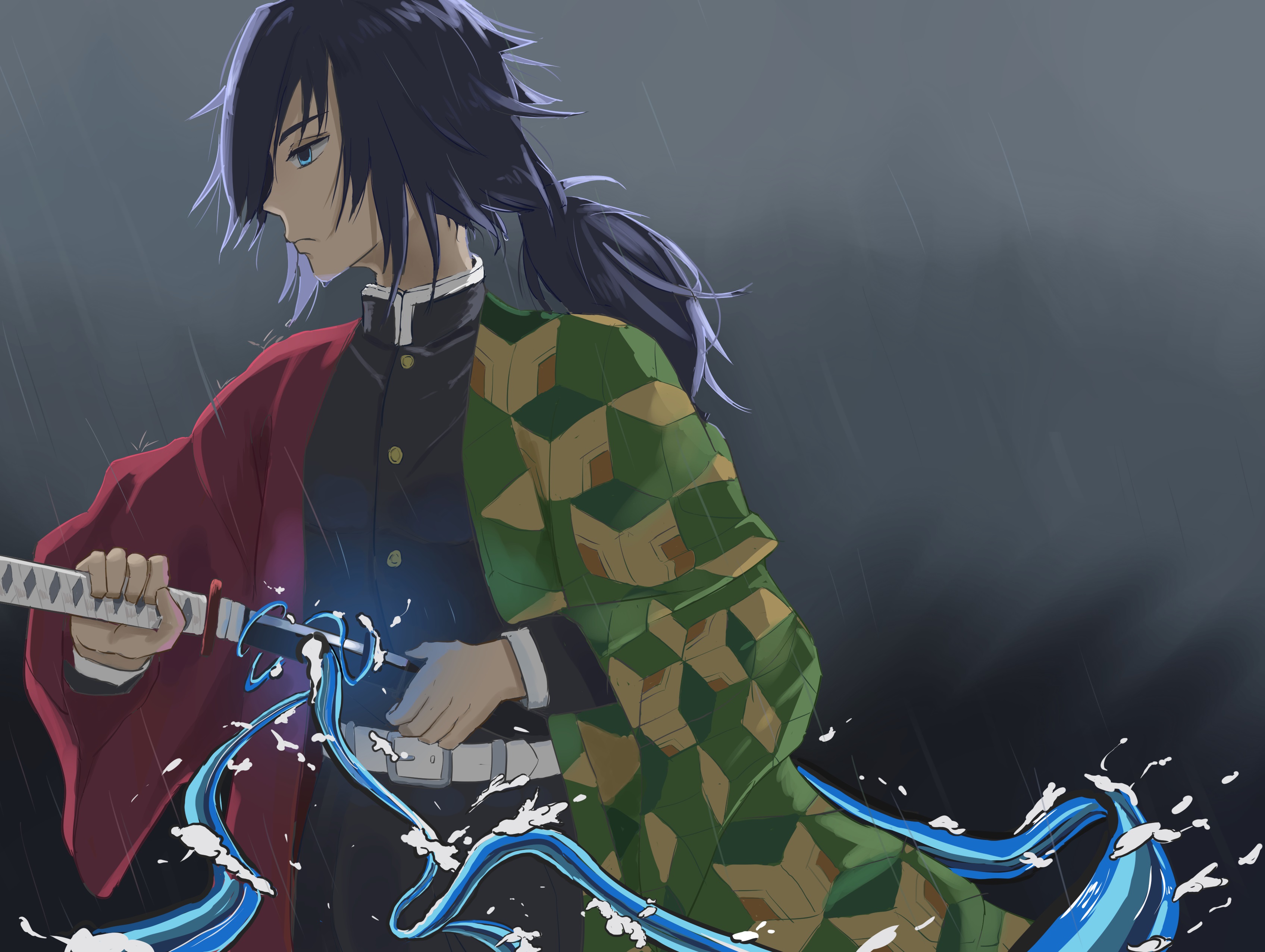 Giyuu Tomioka Anime Demon Slayer Wallpaper