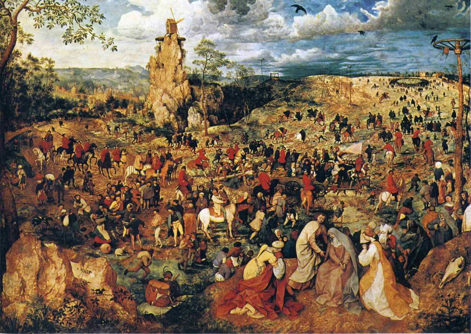 Christ Carrying The Cross Pieter Bruegel Elder Paintings