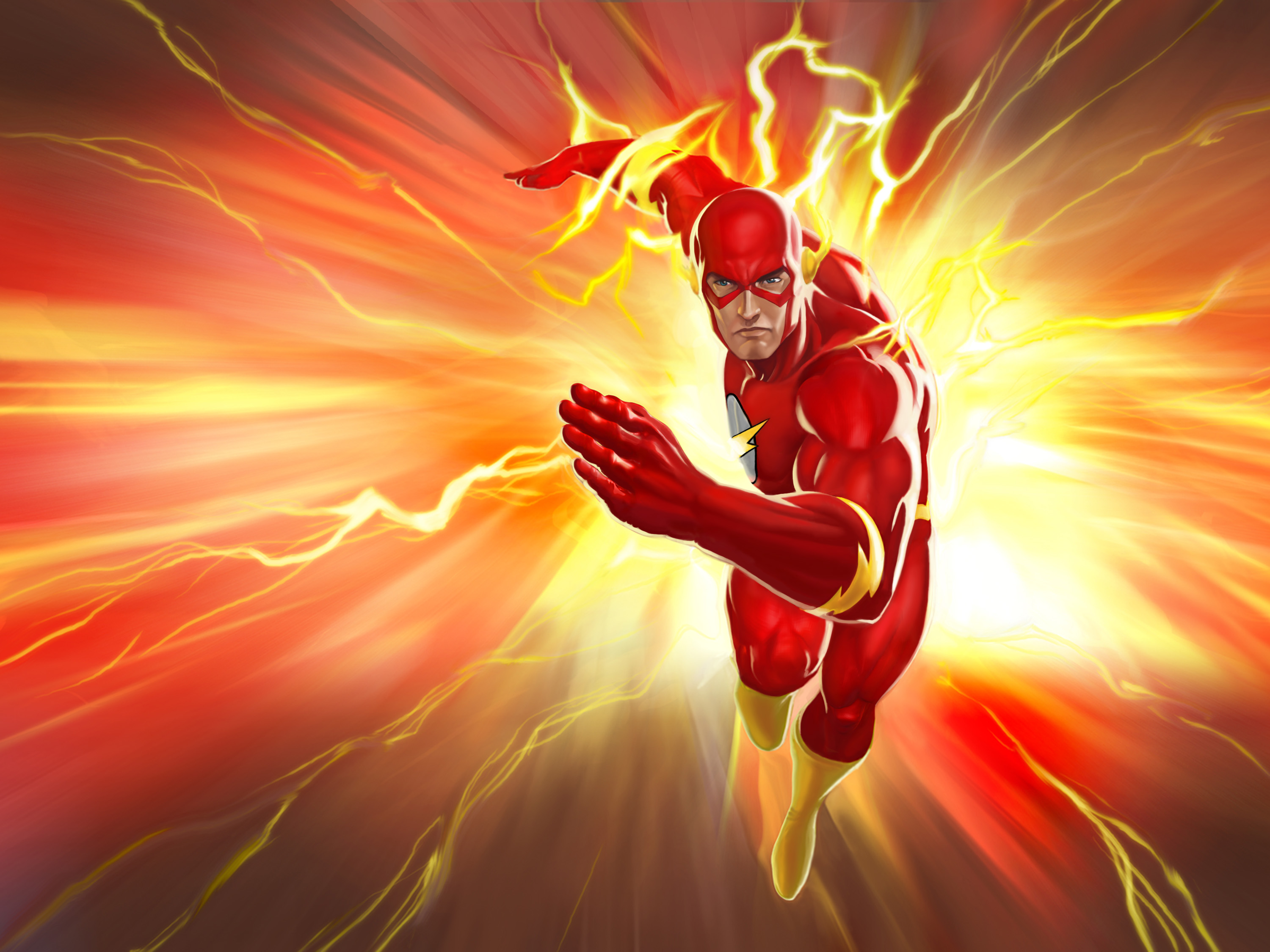Desenho De Flash Barry Allen Super Heri Da Dc Ics Para Colorir
