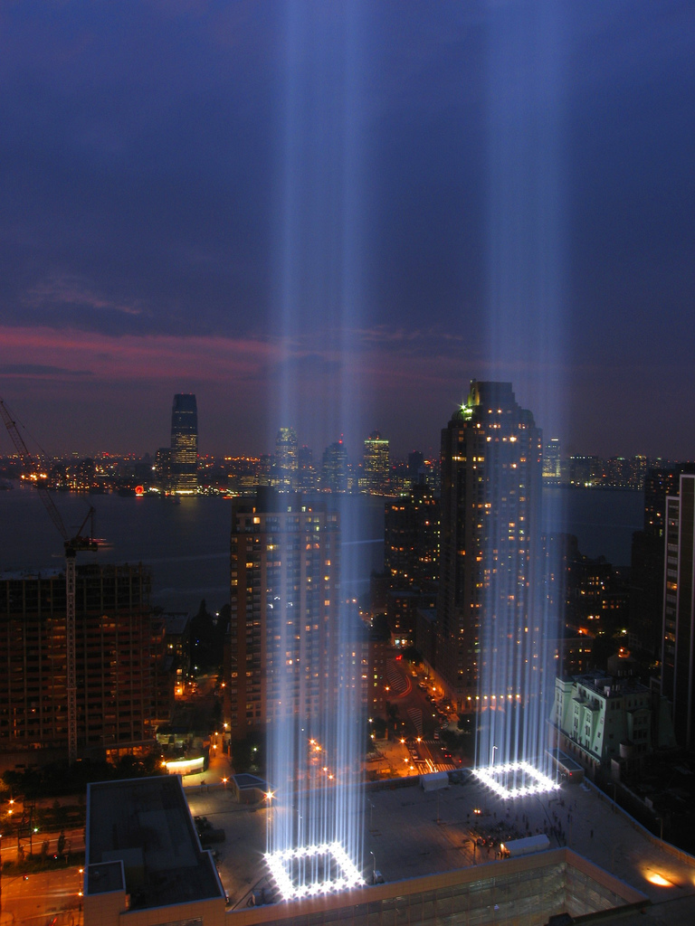 World Trade Center Memorials Blue Image