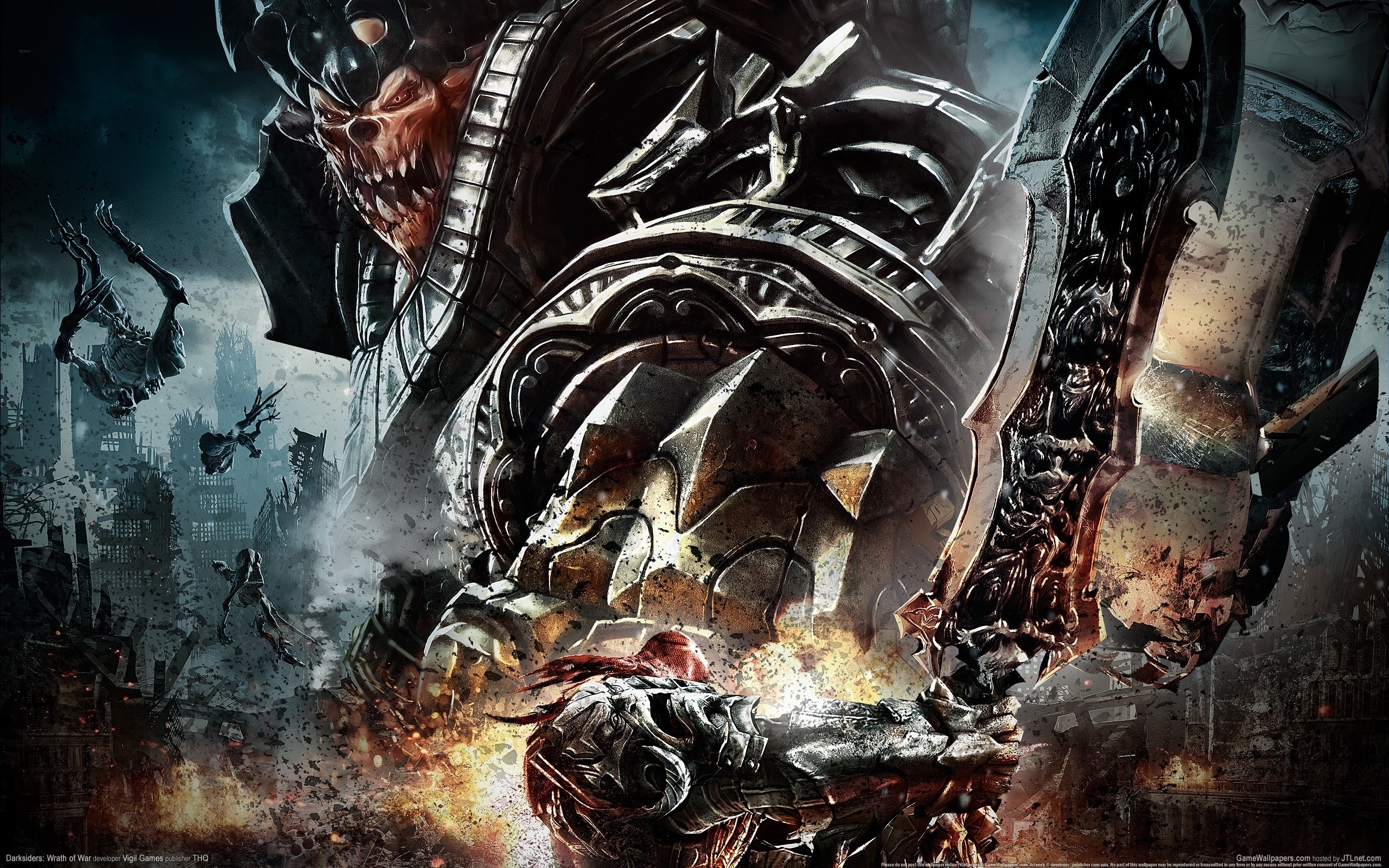 Darksiders Wrath War Undead Sci Fi Reaper Mecha Dark