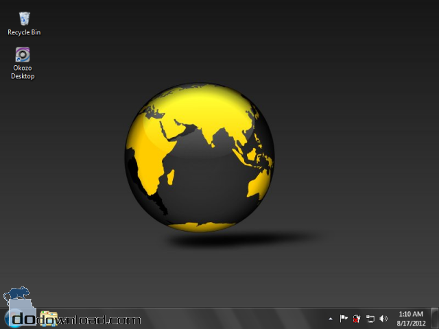 Spinning Globe Desktop Wallpaper Image 3d
