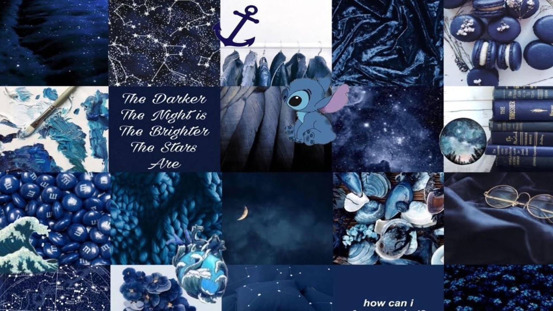 Dark Blue Aesthetic Wallpaper