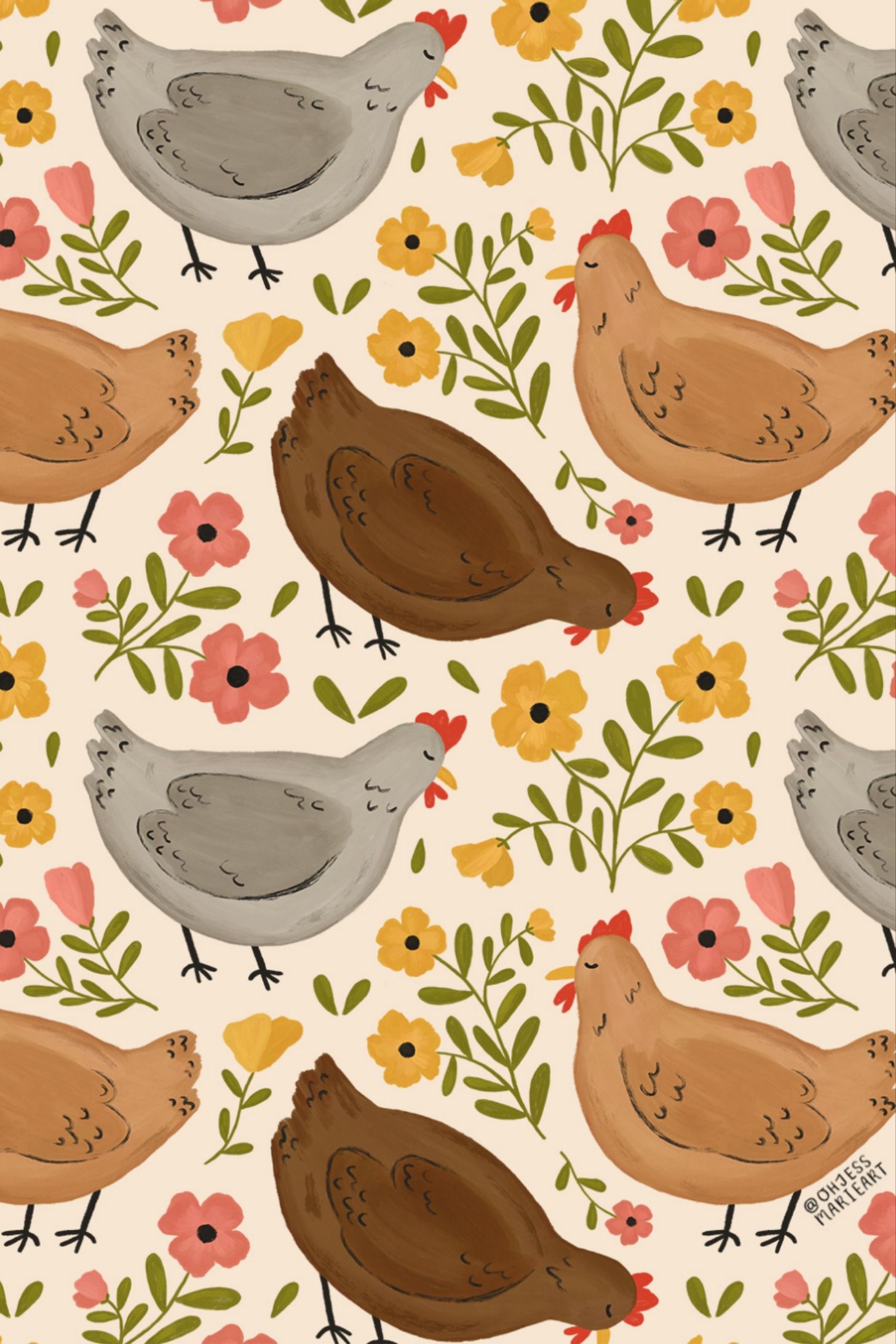 19 Cute Chickens Wallpapers  WallpaperSafari