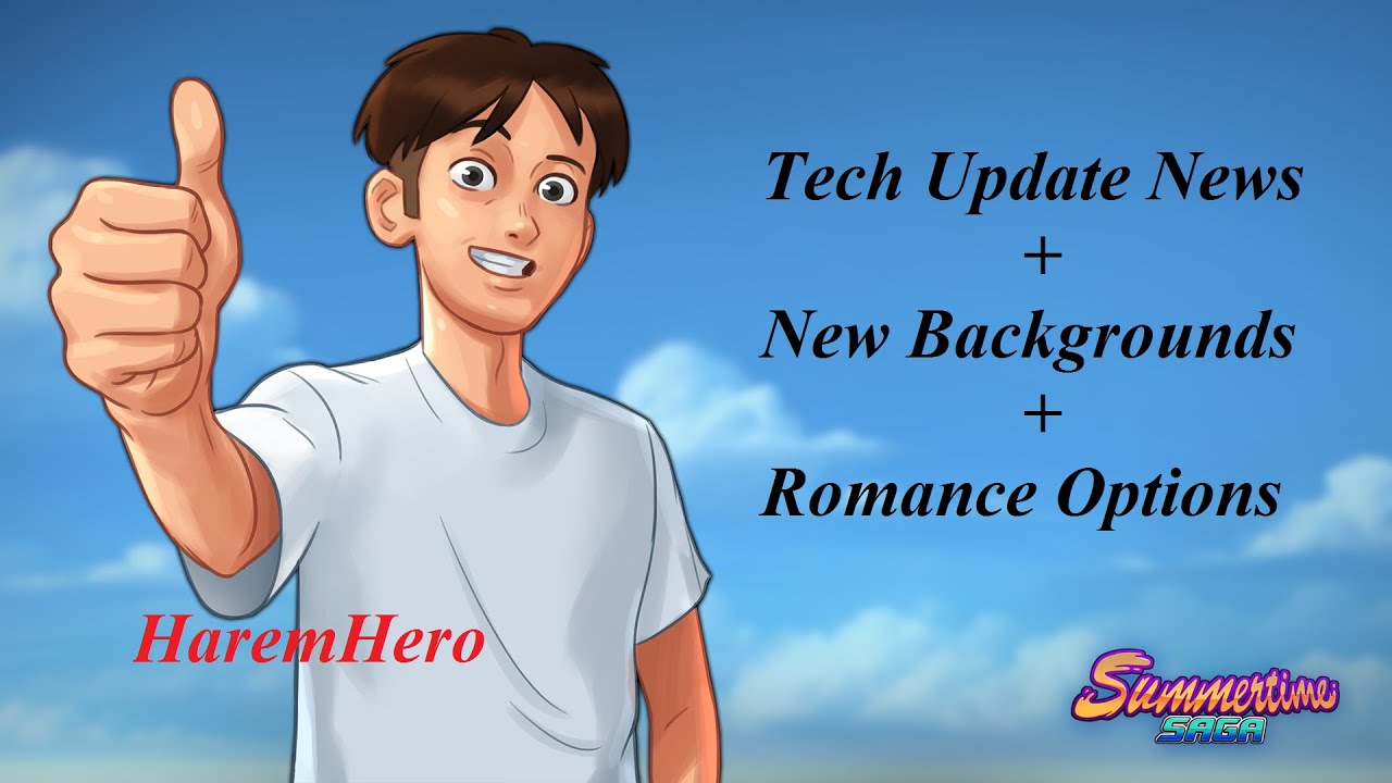 Summertime Saga Tech Update News New Background Romance