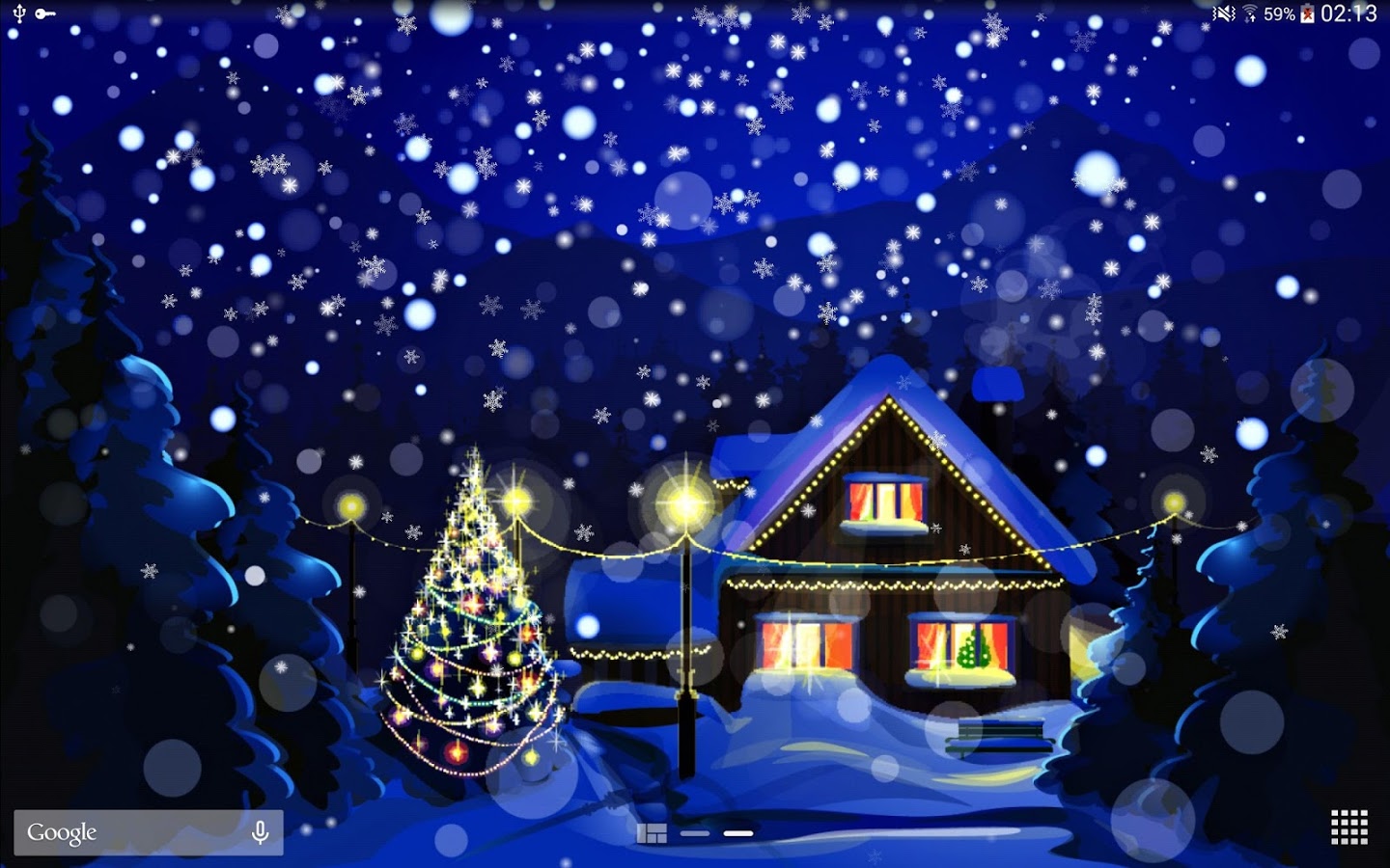 Christmas Night Live Wallpaper   Android Apps on Google Play