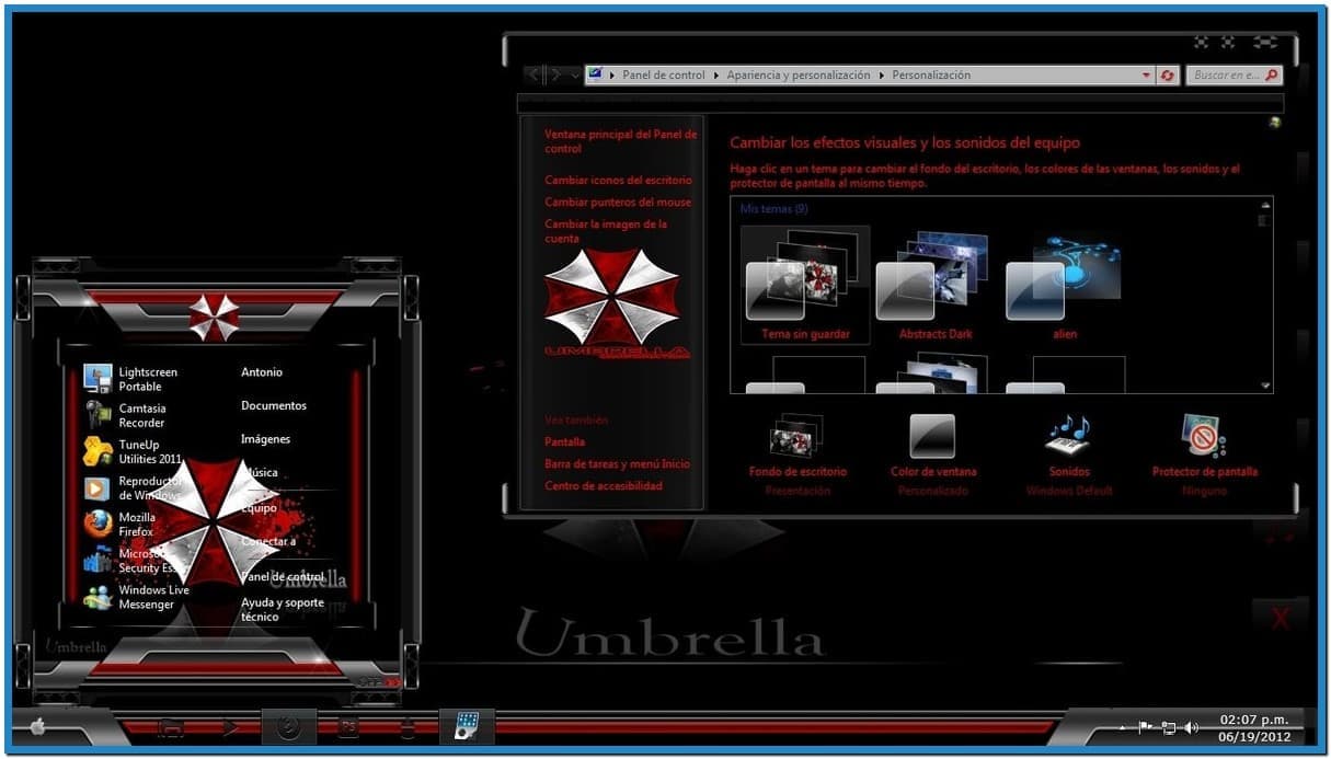 Umbrella corporation screensaver mac   Download free
