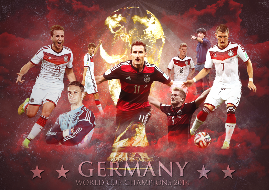Germany World Cup Champions By Txsdesign