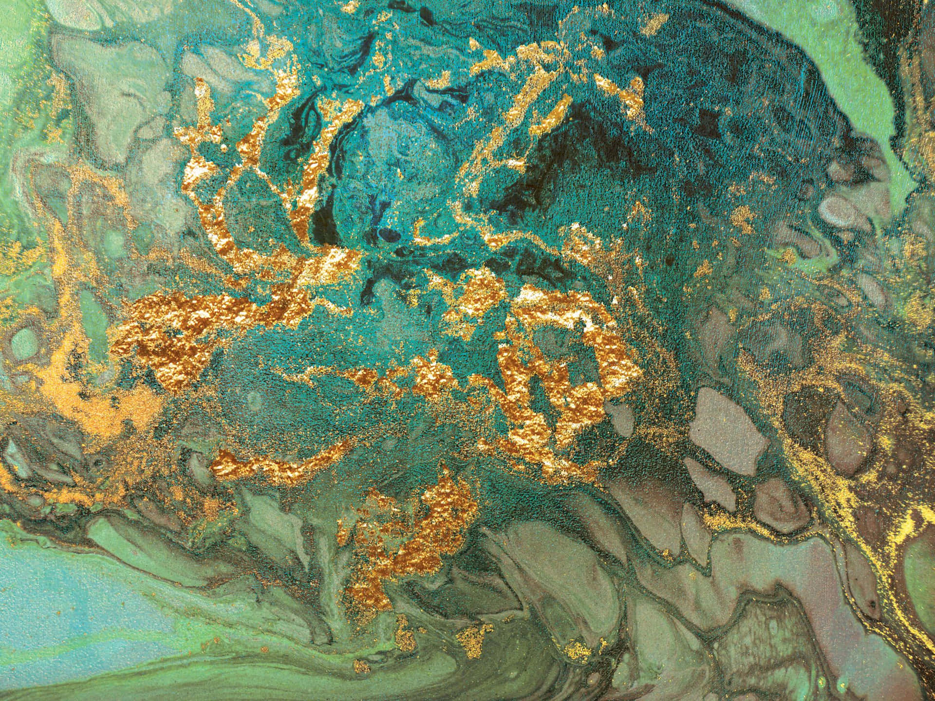 Sophisticated Mint Green Marble Wallpaper