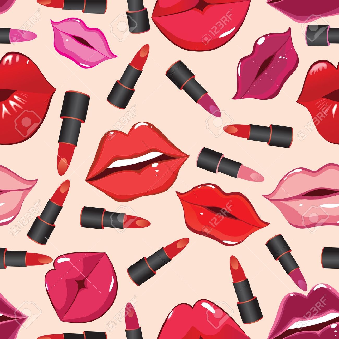 Lipstick Wallpaper Top Background
