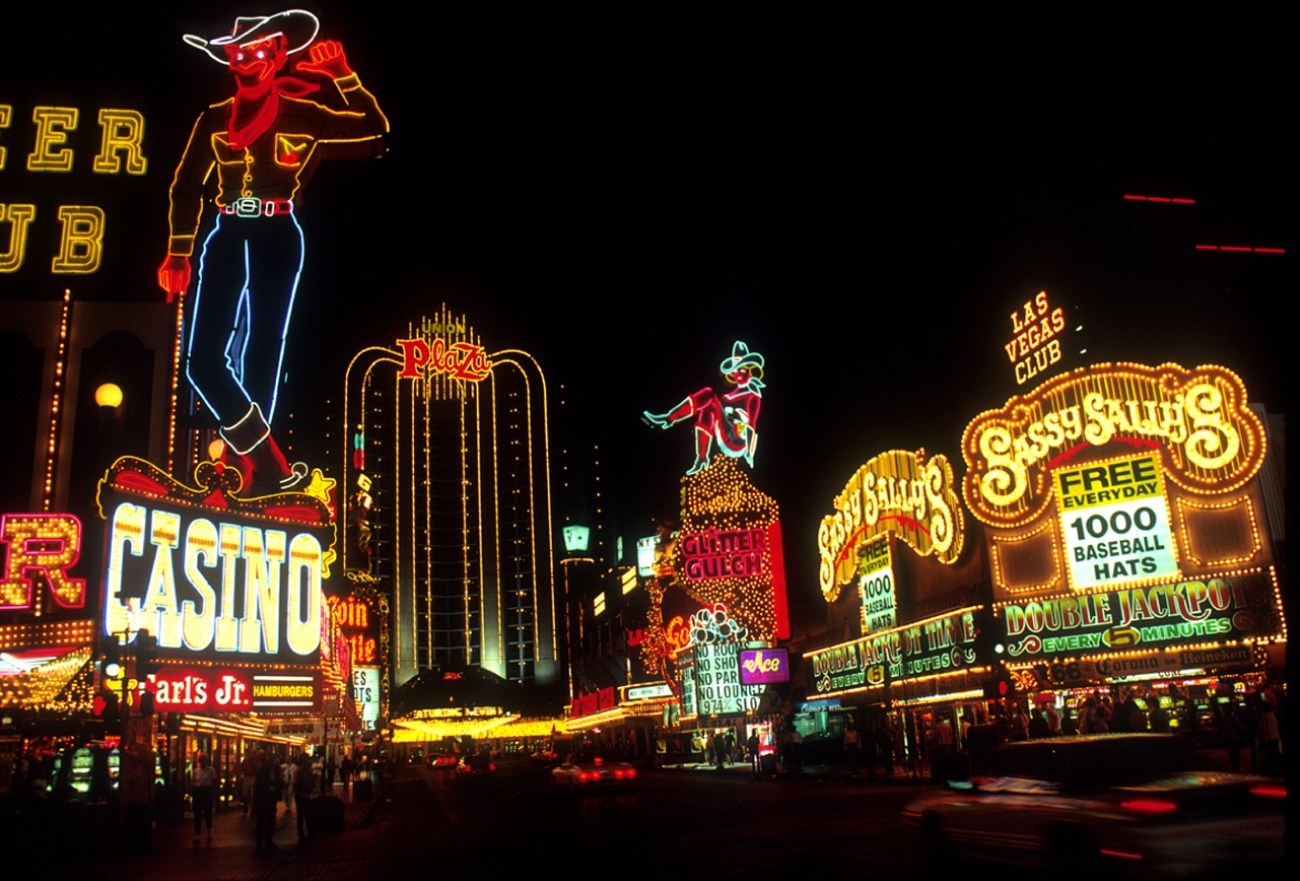 Las Vegas Casino Night Time Photos Hd Wallpaper With Various