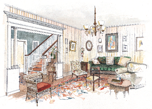 Colonial Revival Interior Design