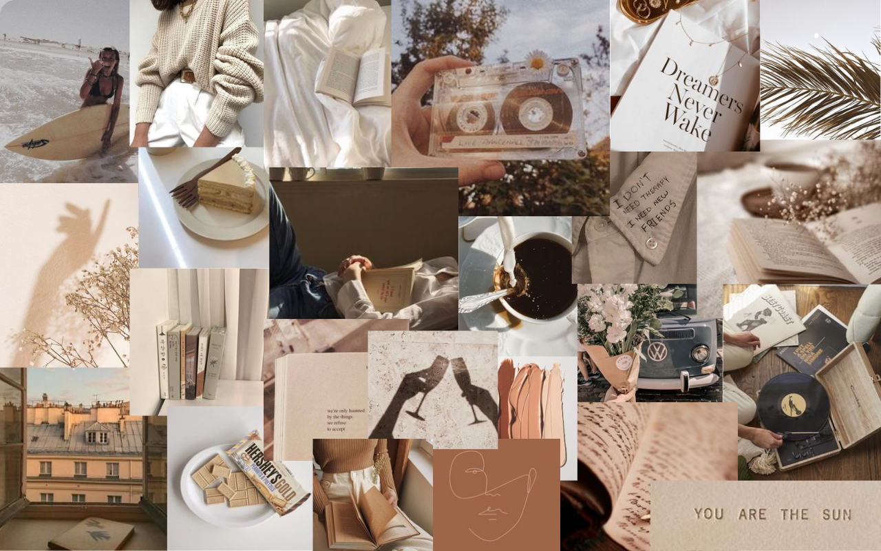 Beige Wall Collage Kit Aesthetic Pictures Photo 50 PCS 4x6 Boho Cards  Cream Collage Print Posters Kit Warm Color Room Decor Bosters for Girls  Wall Art Print for Room Dorm Photo Display 
