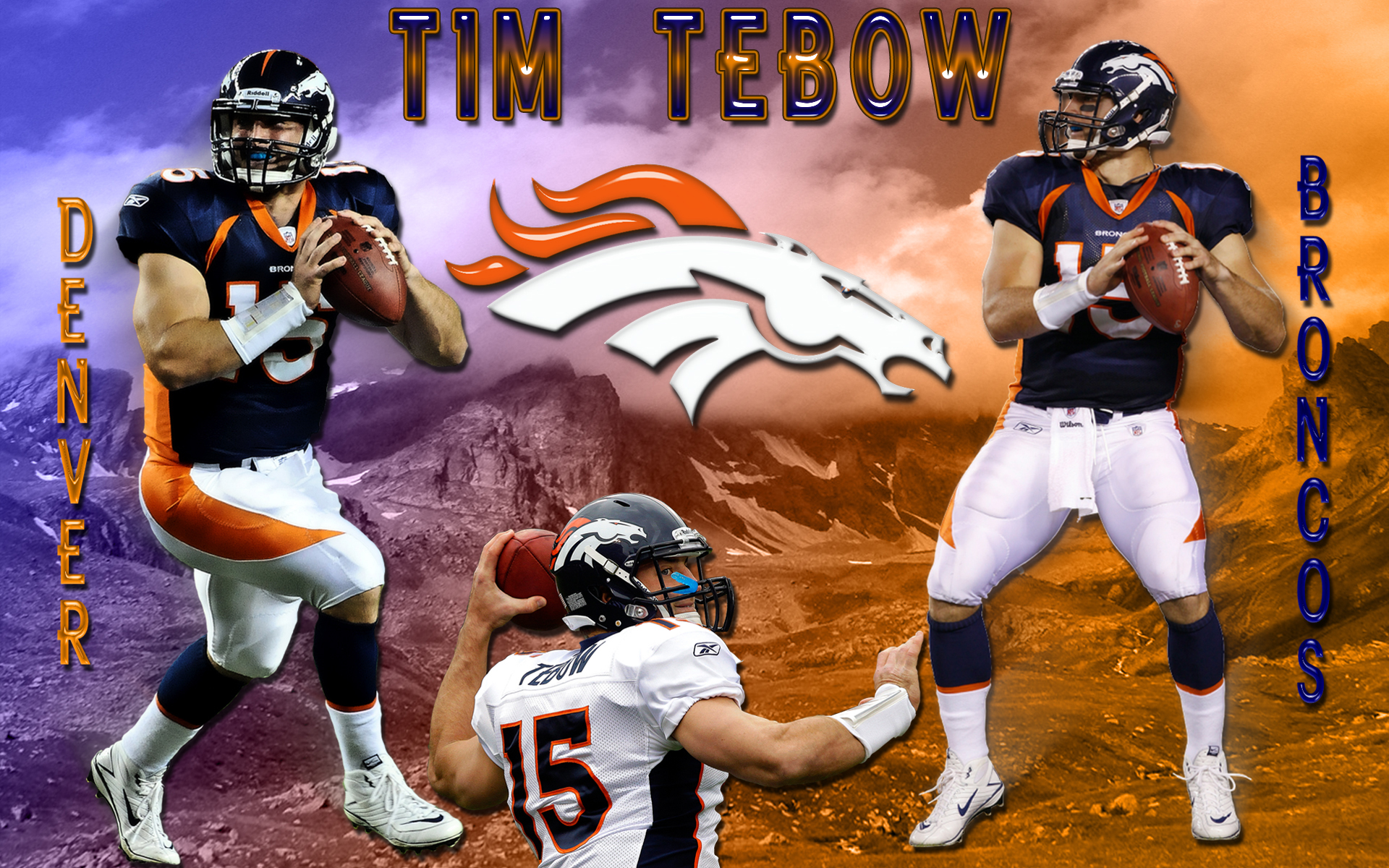 Wallpaper By Wicked Shadows Tim Tebow Denver Broncos