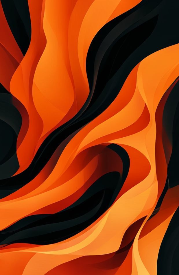 Orange And Black Wallpaper
