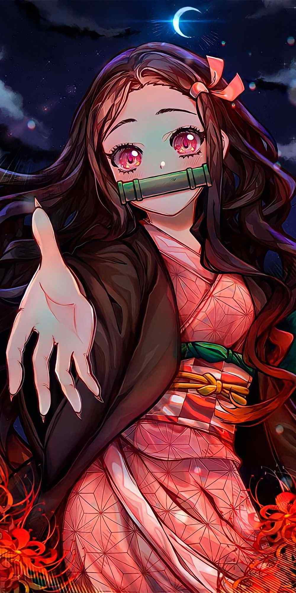 Nezuko Phone Wallpaper