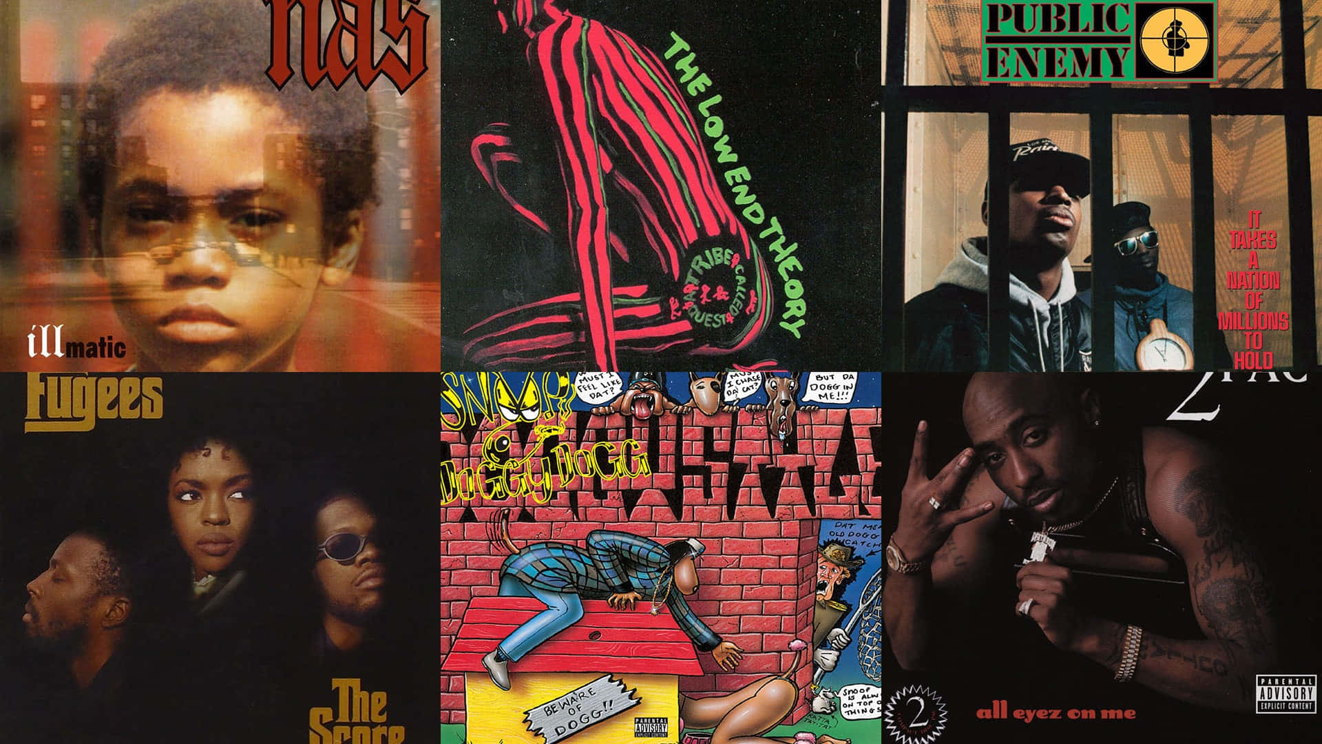 Rapper Collage Wallpaper