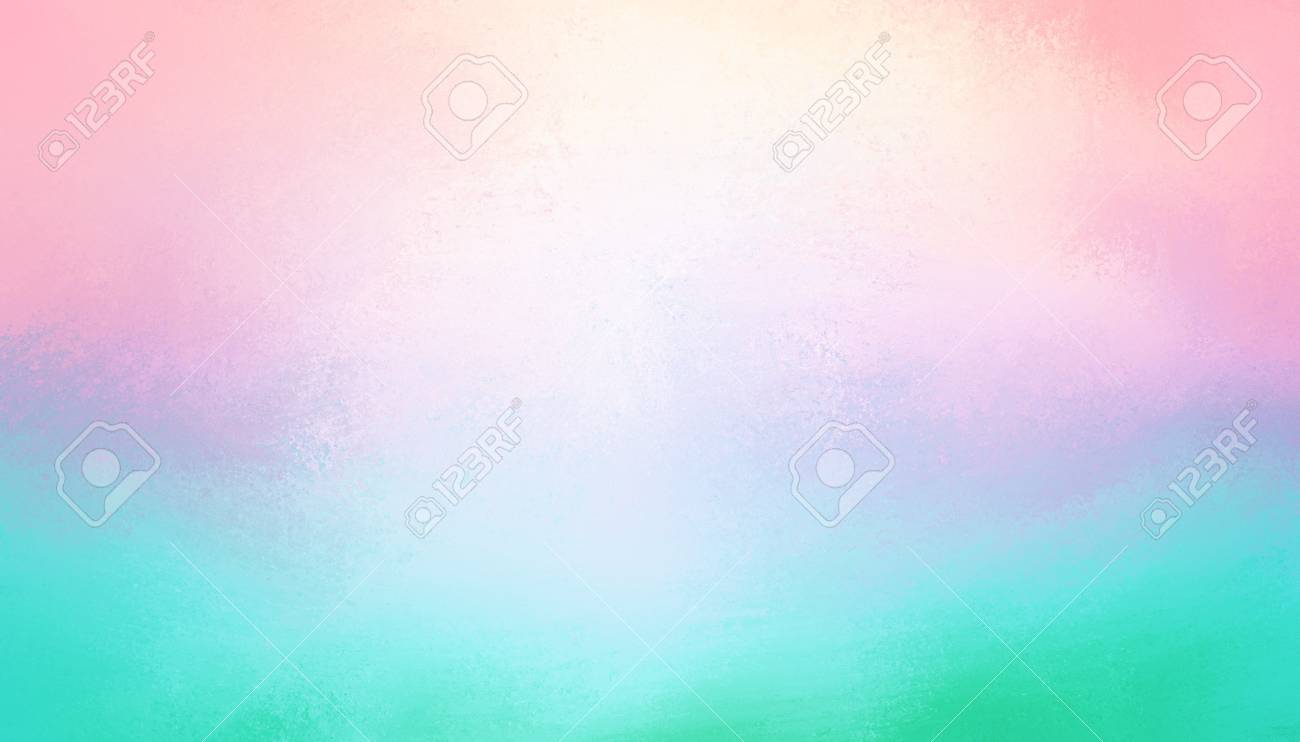 Pretty Pink Purple And Blue Green Colors In Blurred Background