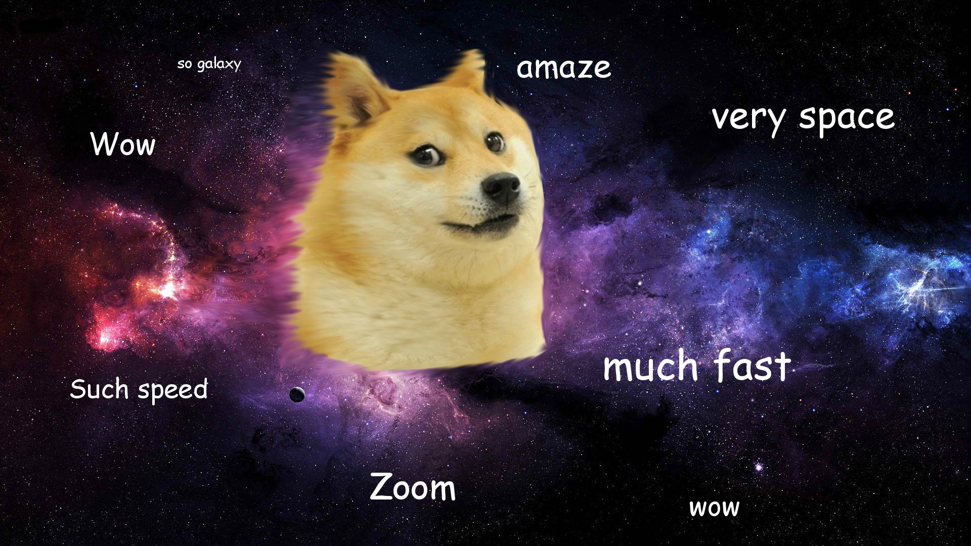 Doge In Space Wallpaper