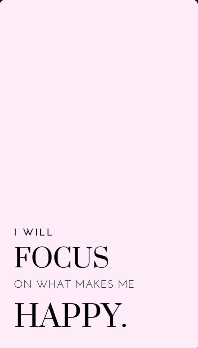 Focus On What Makes You Happy Inspirational Quotes With Image