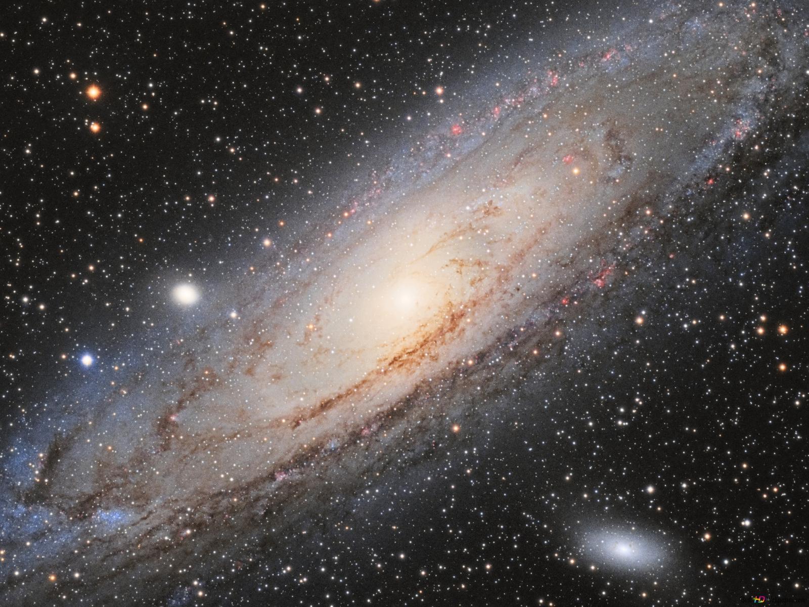 Galaxy And Stars 4k Wallpaper
