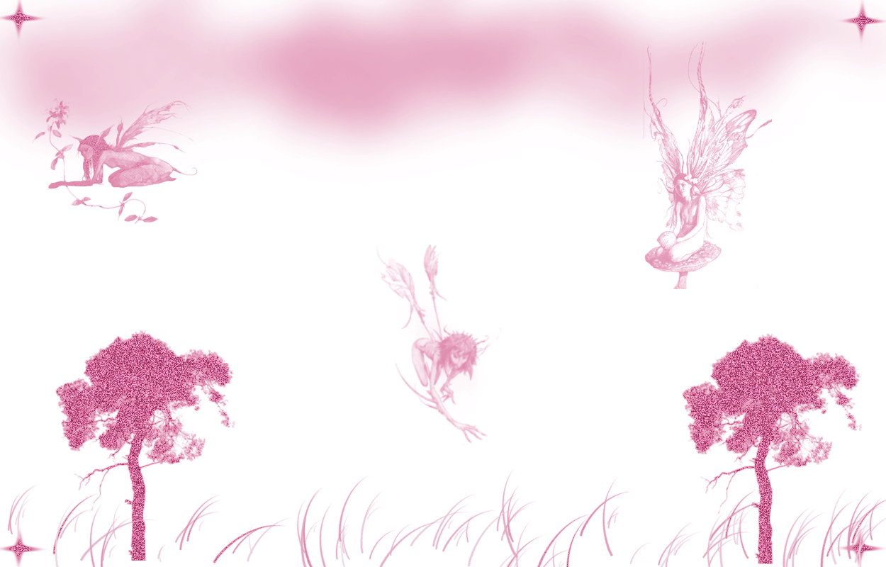 PINK FAIRIES papier peint Girly étoiles fleurs paillettes effet DIRECT WALLPAPERS x 3