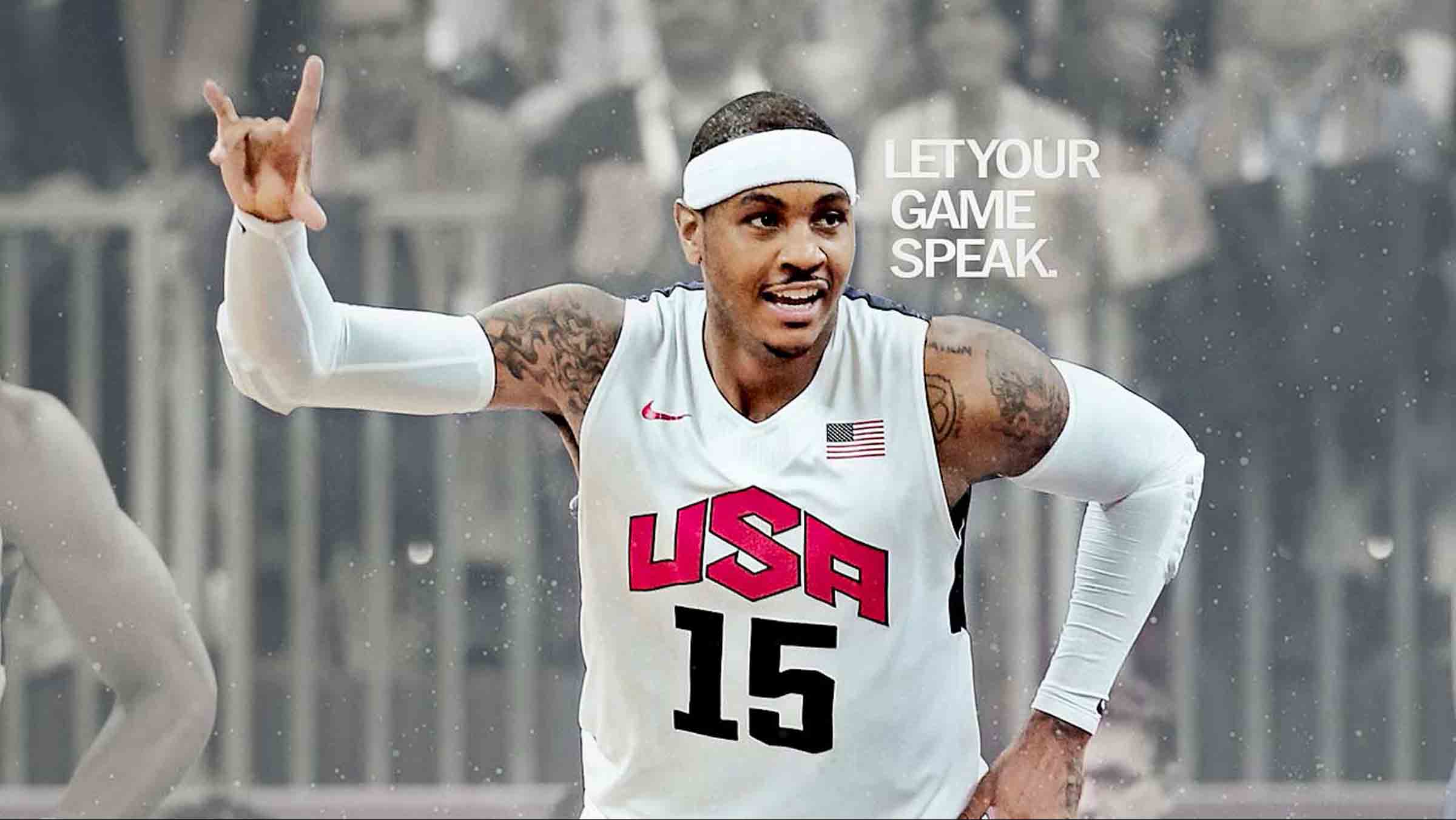 Carmelo Anthony Wallpaper Pointing High Resolution HD