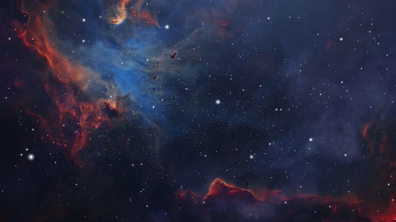 Premium Stock Video Nebula Clouds In The Universe 4k