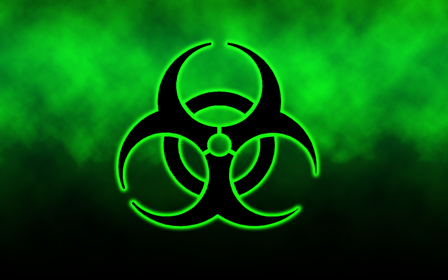 Boihazard Green Biohazard Symbol Abstract And HD Wallpaper Pictures