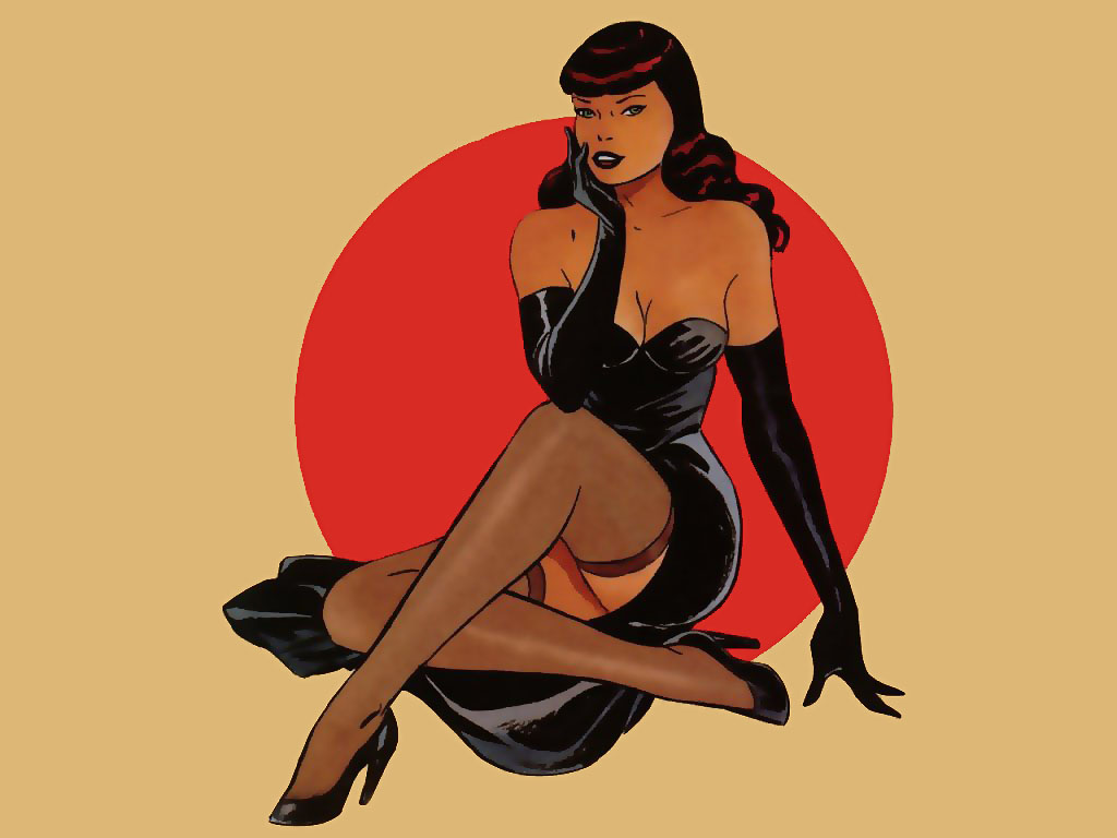 50s Pin Up Wallpaper For