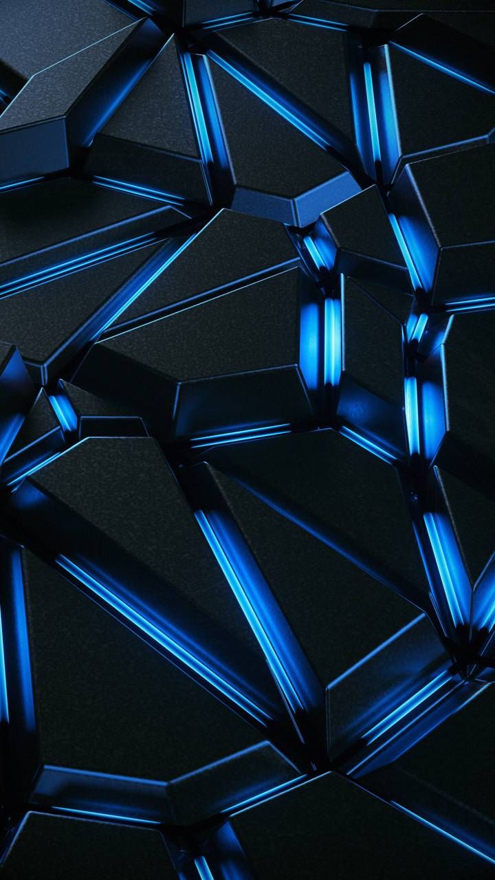 Free download destruction neon blue wallpaper by Georgking Download on ZEDGE  [720x1280] for your Desktop, Mobile & Tablet | Explore 18+ Neon Blue 3D  Wallpapers | Neon Blue Backgrounds, Blue 3d Wallpaper,