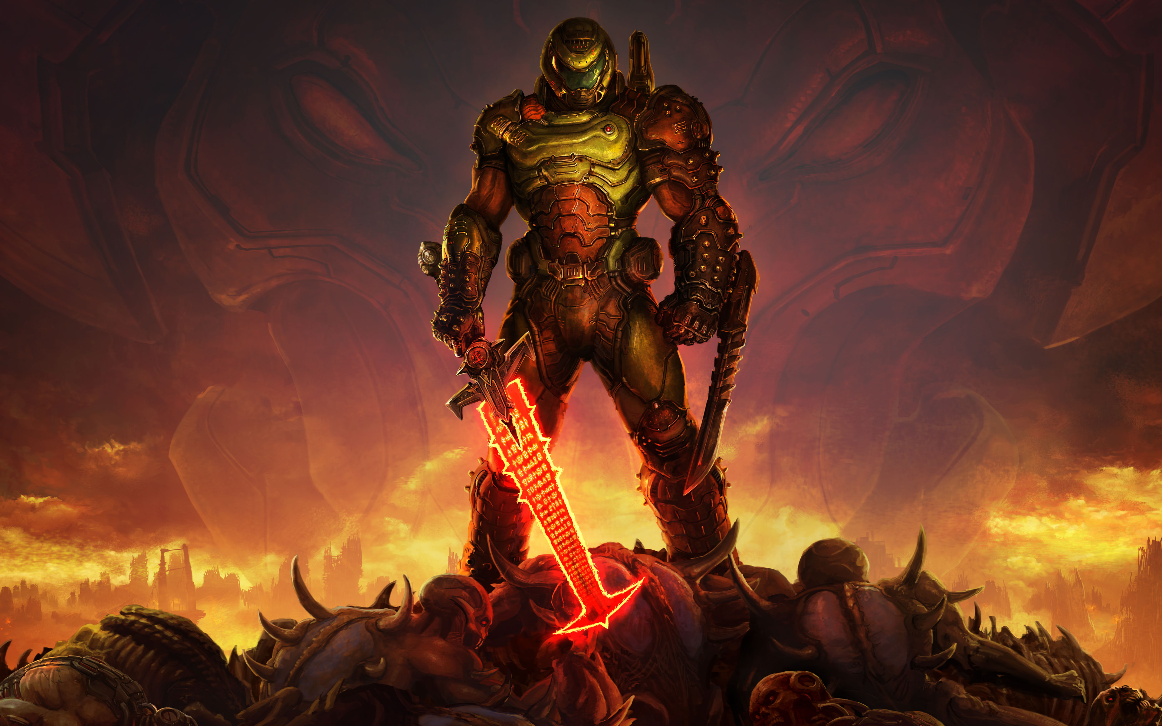 Doom Eternal 5k 4k HD Wallpaper Image