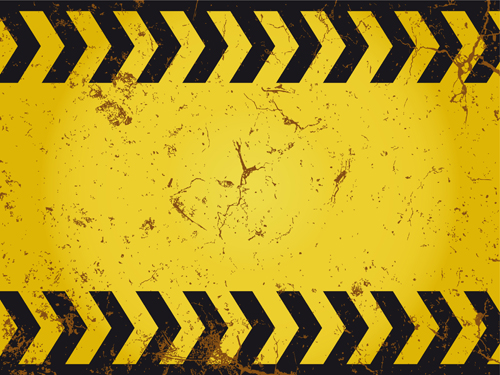 Caution Sign Background Construction Warning Signs