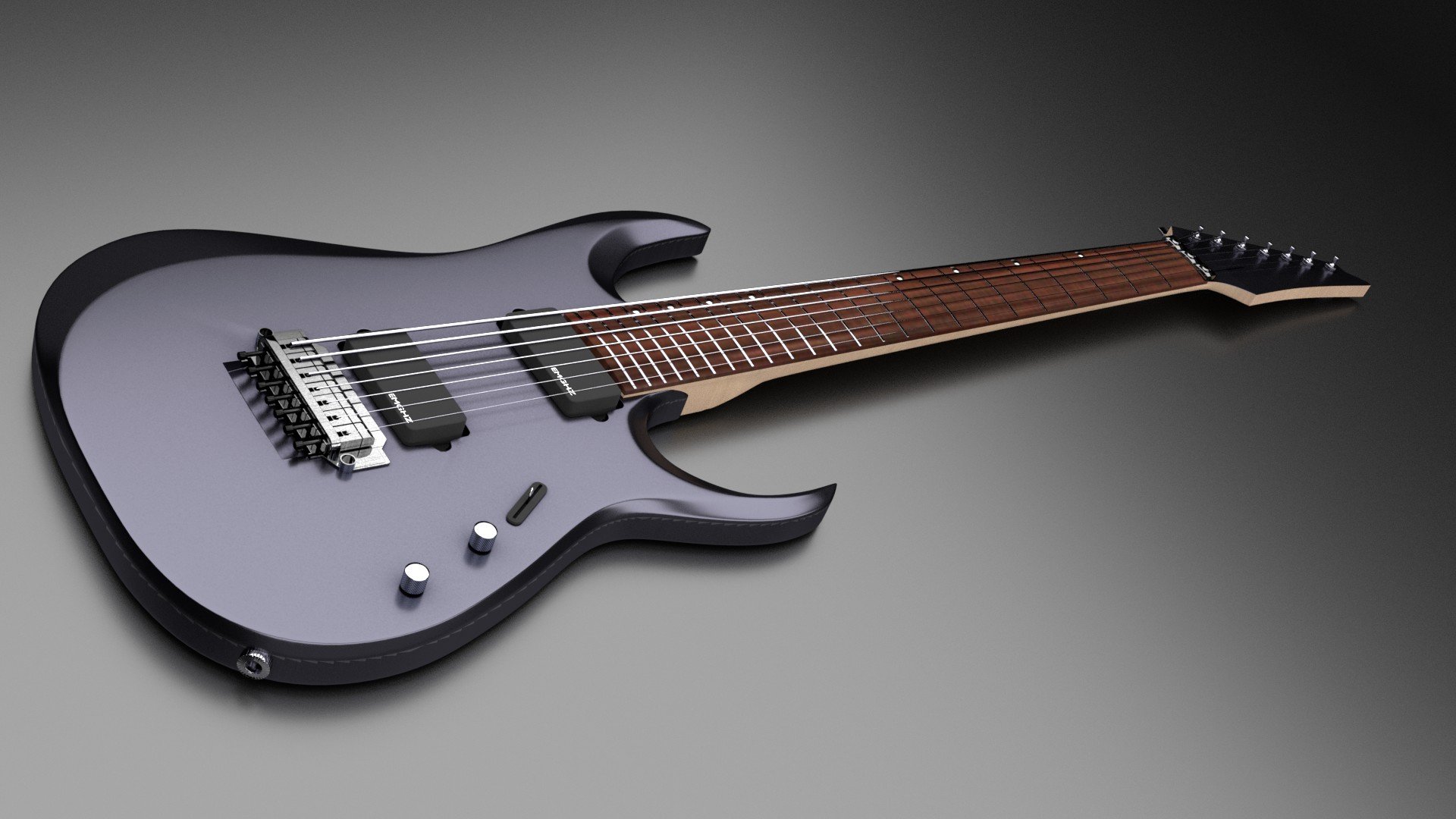 Ibanez 7 String Electric Guitar   3D Model by Agungkuncoro 1920x1080