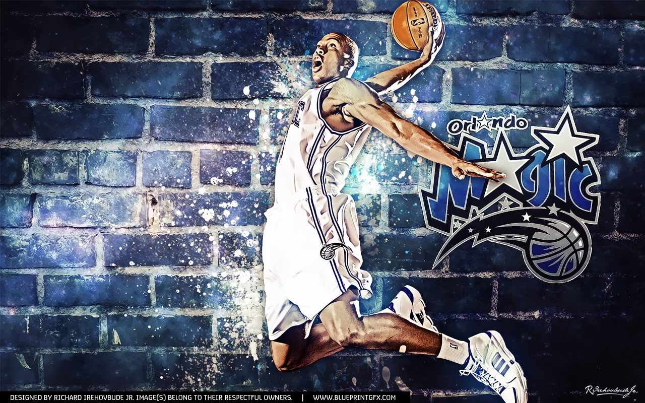 Animation Dwight Howard Wallpaper In Orlando Magic Jersey Doing a