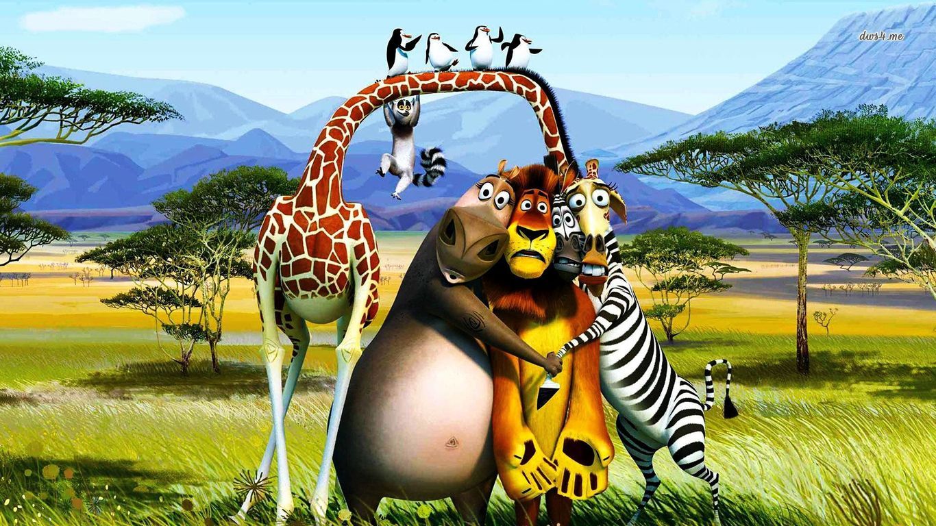 Madagascar Wallpaper Cartoon