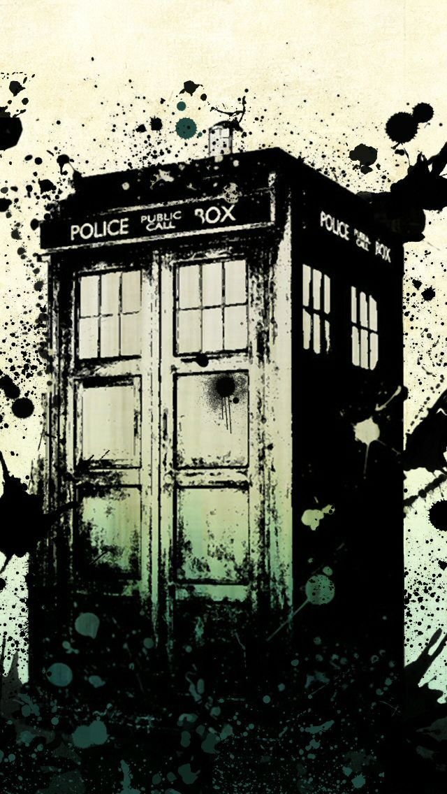 Doctor Who iPhone Wallpaper The Tardis Whovian Bad Wolf