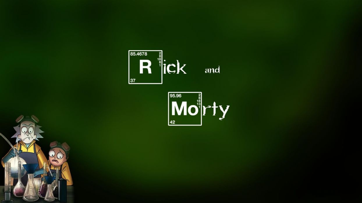 Rick And Morty Edy Family Sci Fi Cartoon Wallpaper