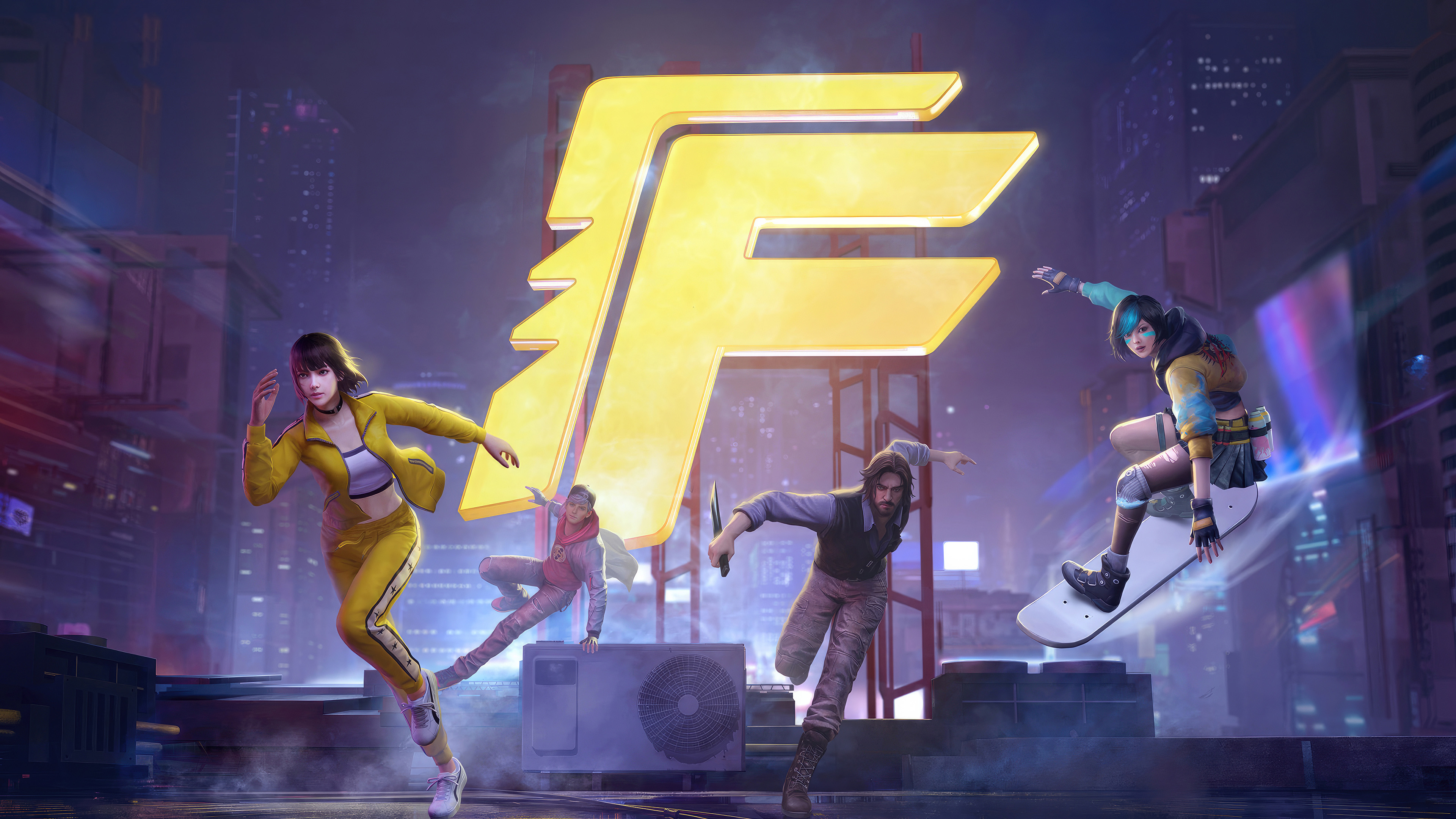 Garena Fire Team 4k 1440p Resolution HD Wallpaper