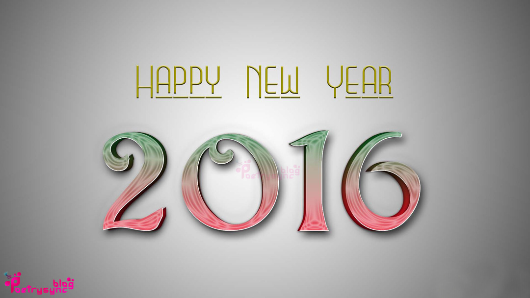 Happy New Year 2016 Desktop Wallpaper Poetry 1080x608