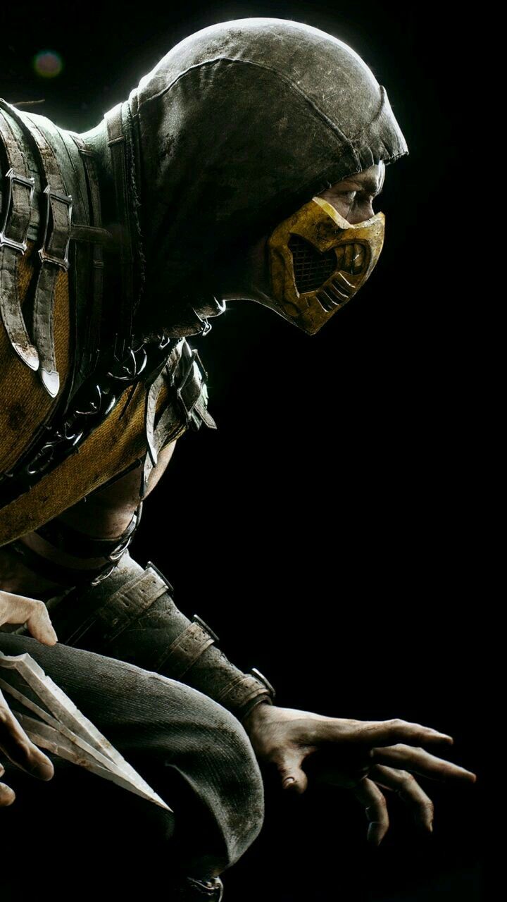 Scorpion Mortal Kombat Phone Wallpaper
