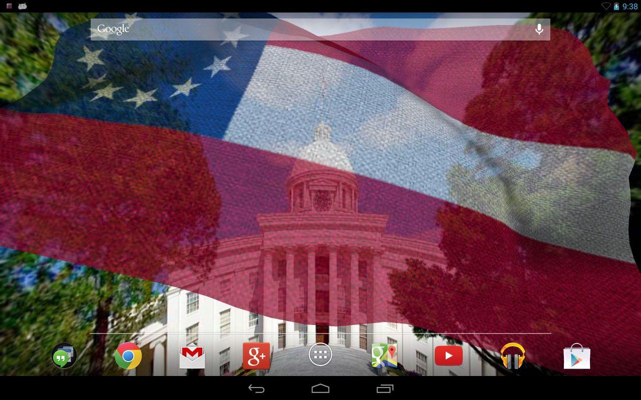 Rebel Flag Live Wallpaper   Android 1280x800